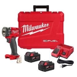 M18 FUEL™ 3/8" Compact Impact Wrench(FR) & 2 Batteries-Kit 