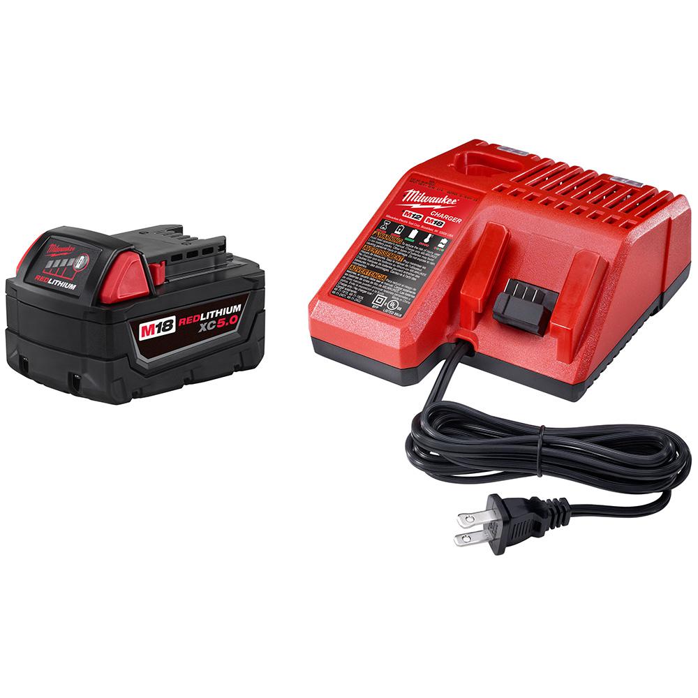 Picture of Milwaukee M18 Starter Pack W/Dual Charger and 5.0 Battery
