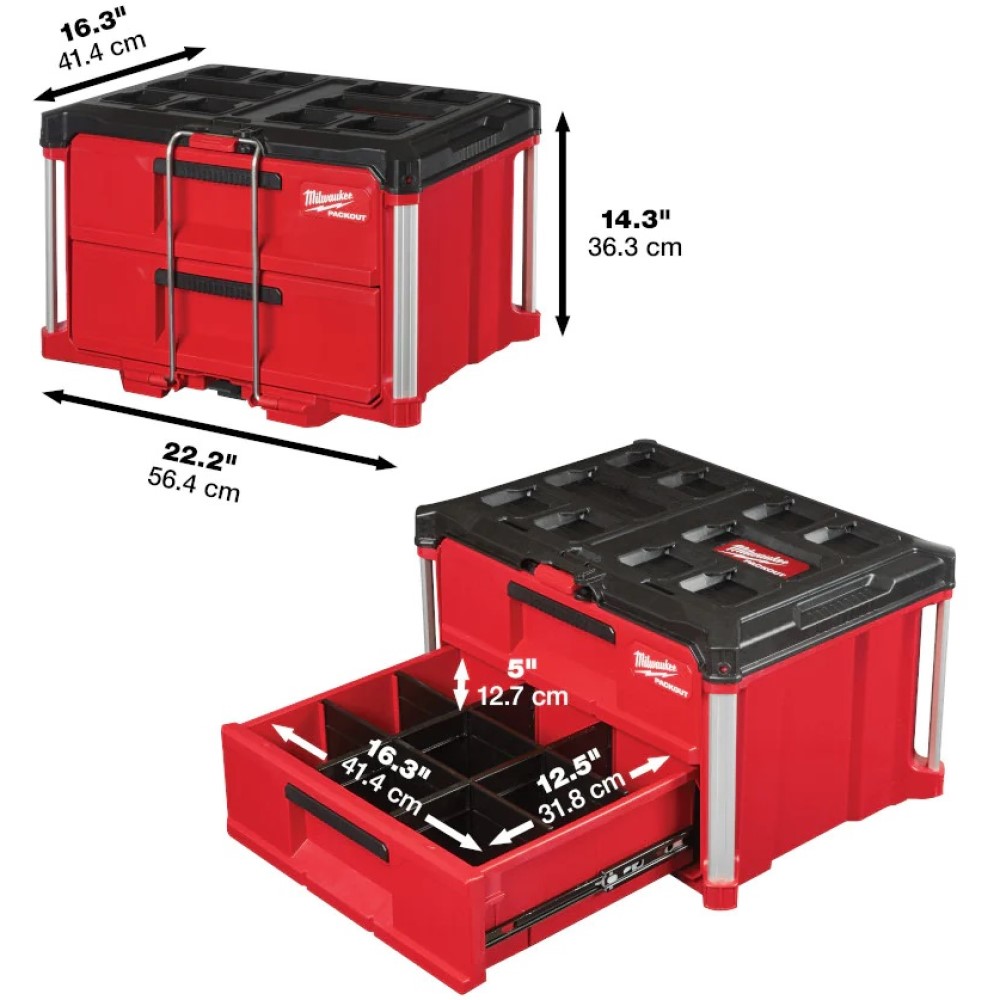 Milwaukee PACKOUT Drawer Tool Boxes - Performance Bodies