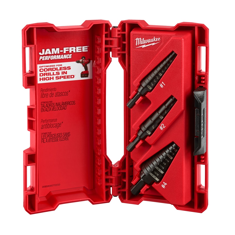 Picture of Milwaukee Step Drill Bit Set - 3pc