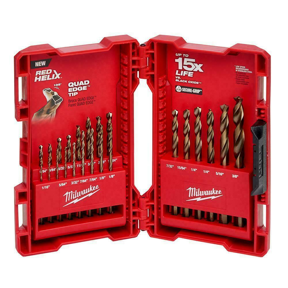 Picture of Milwaukee RED HELIX Cobalt Drill Bit Set - 23pc