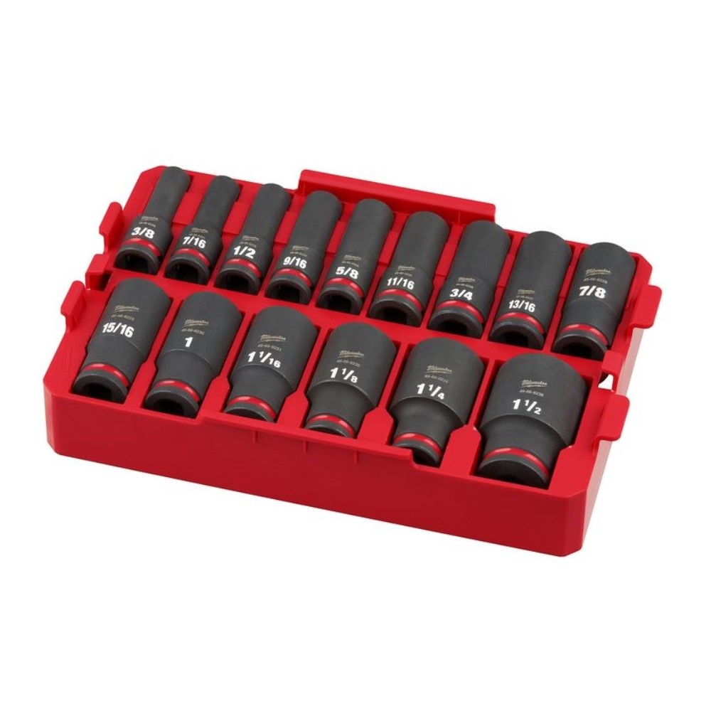 15pc Impact Torx Star Bit Socket Set - TRX-Star Sockets 1/4, 3/8, 1/2 Dr T6 To T70 - Buffalo Tools BT1025