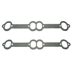 Picture of SCE SBC 1-3/4" Oval Port Header Gaskets (Pair) 