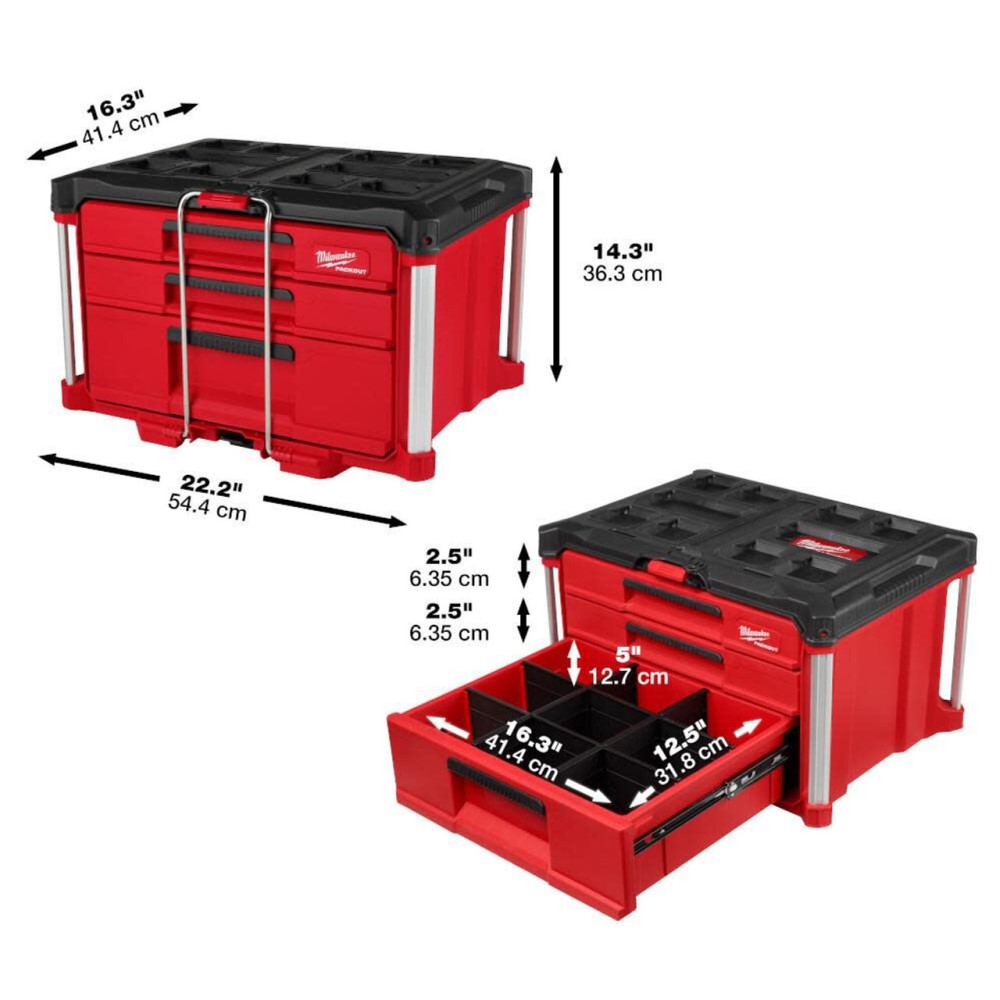 Milwaukee PACKOUT Drawer Tool Boxes - Performance Bodies