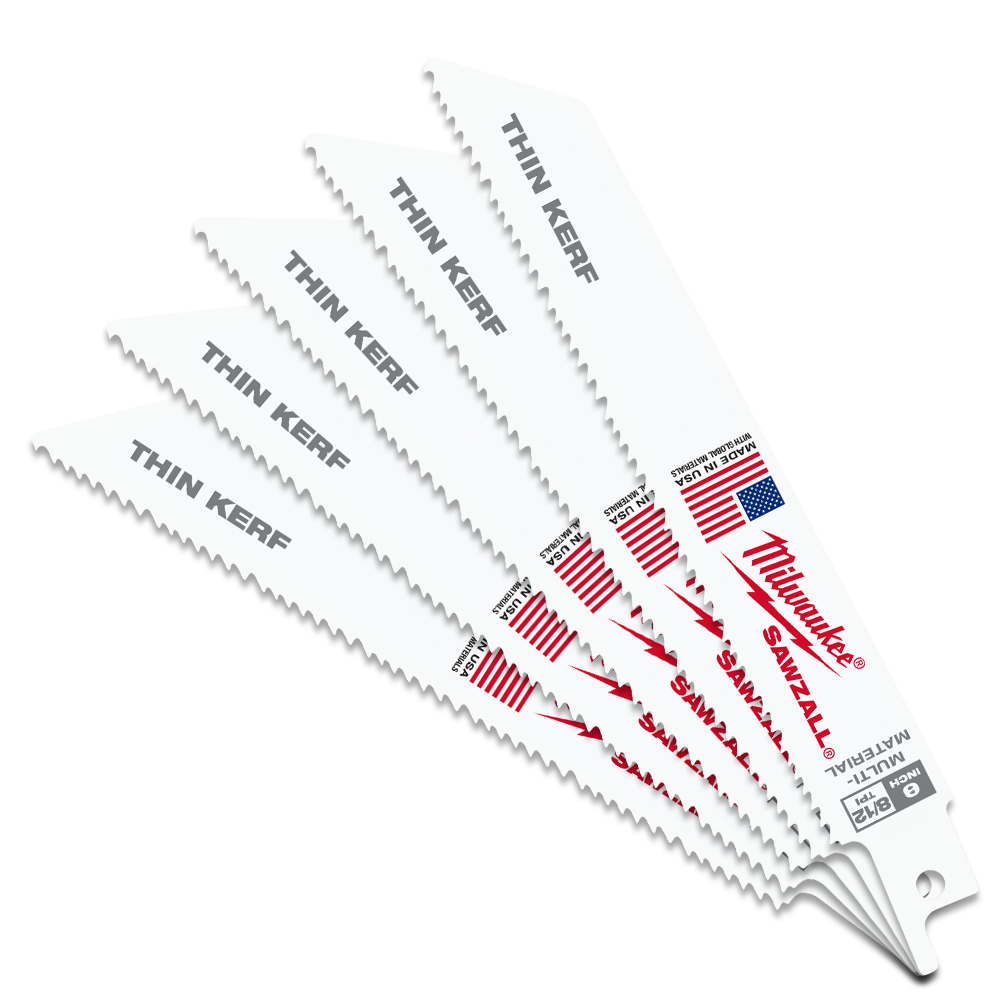 Milwaukee MultiMaterial Sawzall Blades Performance Bodies