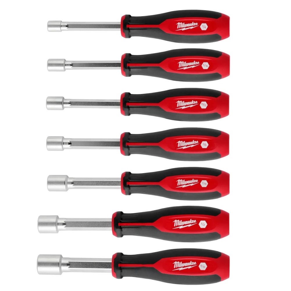 Picture of Milwaukee 7pc SAE HollowCore Magnetic Nut Driver Set