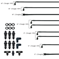 PRP Universal Stock Car Brake Line Kit