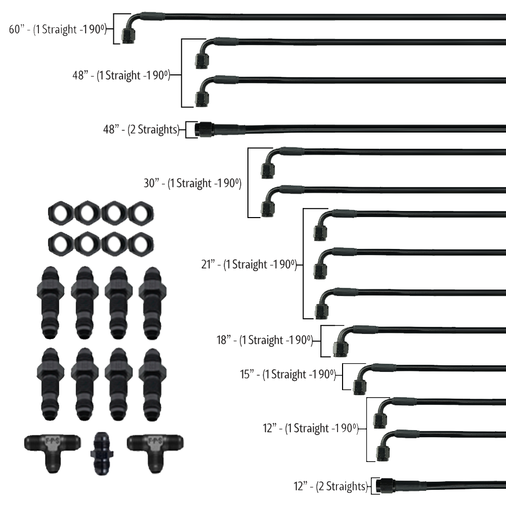 PRP Universal Hobby Stock Brake Line Kit