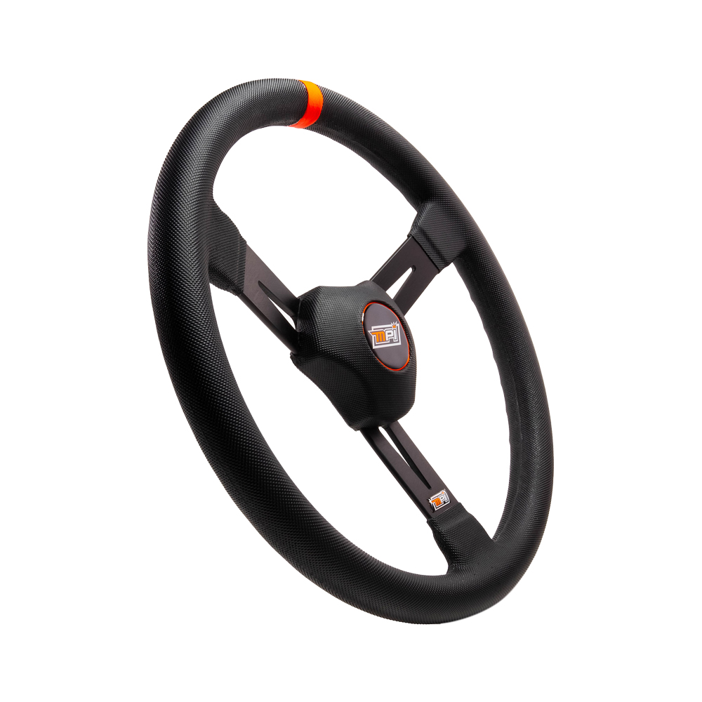 Picture of MPI 15" Polyurethane Grip Dished Aluminum Steering Wheel