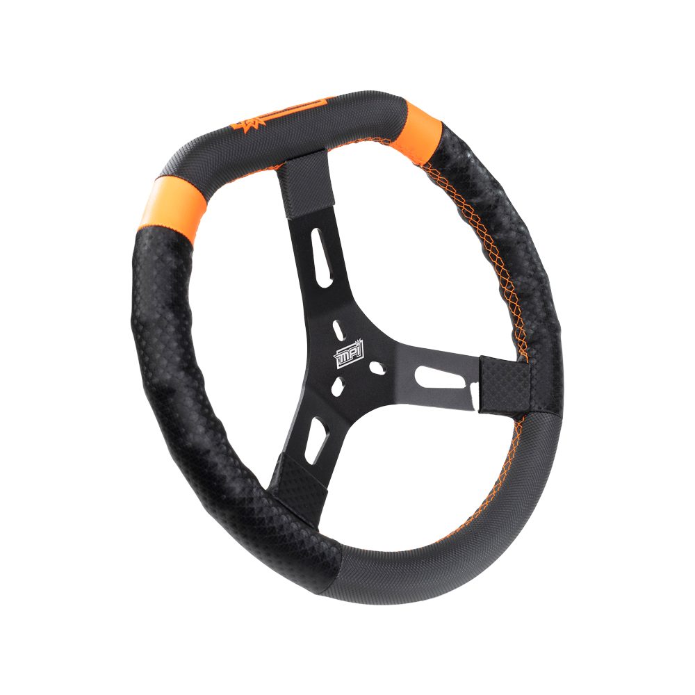 Picture of MPI 14" RG Grip Flat-Top Aluminum Steering Wheel