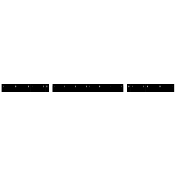 MD3 Camaro Stock Car Black Wear Strip - (Kit)