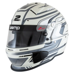 Zamp RZ-70S Graphic Gray Helmet (Large)