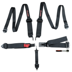 Zamp 3"-2" 5 Point Latch & Link Rachet Seat Belt Kit - (2027 Date)