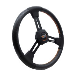 Picture of MPI 15" Hypergrip XL + Cross-Stitch Flat Aluminum Steering Wheel