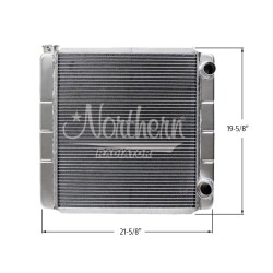 Northern Double Pass 2 Row Radiator - 22" x 19" 