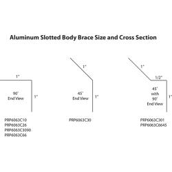Aluminum Drilled Body Braces Individual Pieces