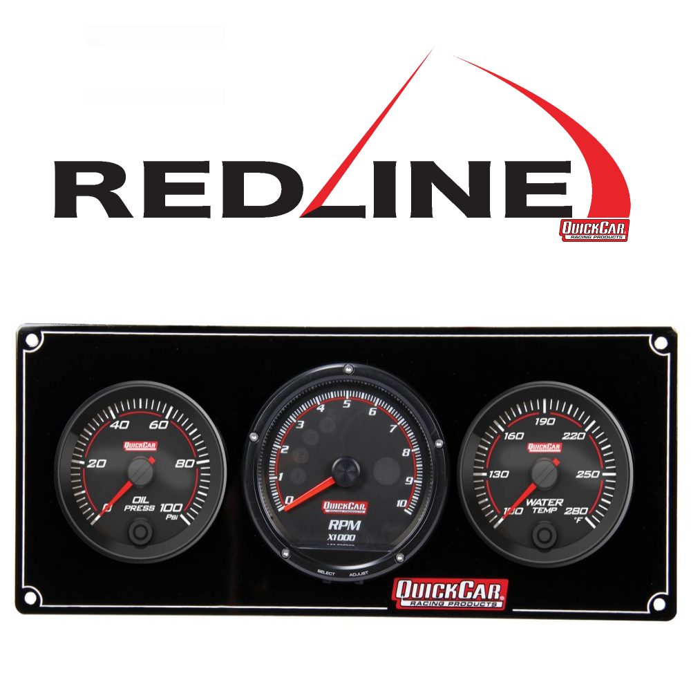 Picture of QuickCar Redline Gauge Panels with Tach