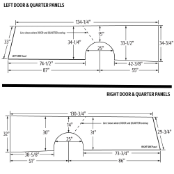 MD3 Dirt Modified Plastic Door and Quarter Kit